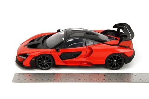 Jada Toys McLaren Senna Fast & Furious - Veicolo pressofuso in scala 1:24, interno dettagliato, cofano apribile, porte e bagagliaio, modellino di auto da collezione per bambini dagli 8 anni in su, - immagine 4