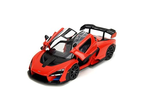 Jada Toys McLaren Senna Fast & Furious - Veicolo pressofuso in scala 1:24, interno dettagliato, cofano apribile, porte e bagagliaio, modellino di auto da collezione per bambini dagli 8 anni in su, - immagine 5