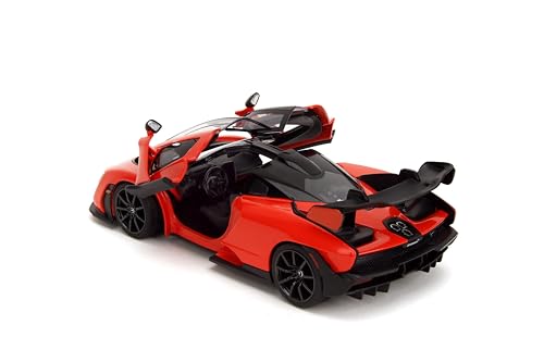 Jada Toys McLaren Senna Fast & Furious - Veicolo pressofuso in scala 1:24, interno dettagliato, cofano apribile, porte e bagagliaio, modellino di auto da collezione per bambini dagli 8 anni in su, - immagine 6