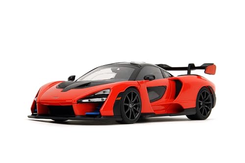 Jada Toys McLaren Senna Fast & Furious - Veicolo pressofuso in scala 1:24, interno dettagliato, cofano apribile, porte e bagagliaio, modellino di auto da collezione per bambini dagli 8 anni in su, - immagine 11