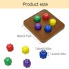 LEERMEIZI Gioco tradizionale coreano, Gonggi Korean Game, Set di gioco Gonggi, Gonggi Jack Stone Pebbles Set, pietre Gonggi, jack coreani Gonggi, gioco tradizionale coreano Gong Gi - immagine 3