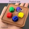 LEERMEIZI Gioco tradizionale coreano, Gonggi Korean Game, Set di gioco Gonggi, Gonggi Jack Stone Pebbles Set, pietre Gonggi, jack coreani Gonggi, gioco tradizionale coreano Gong Gi - immagine 5