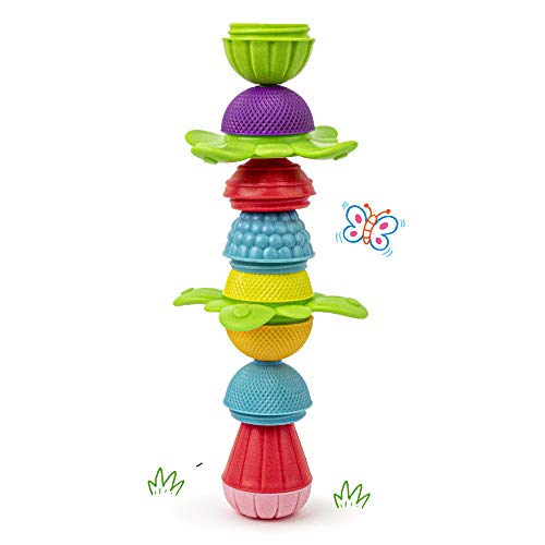 Lalaboom - Preschool Educational Beads - Montessori Shapes and Colors Construction Game and Learning Toy for Babies and Children from 10 Months to 4 Years Old - BL460, 48 Pieces in a Zipper Bag - immagine 10