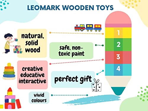 Leomark Cuisine Vintage in legno, giocattolo per bambini, gioco d'imitazione, educazione tavola divertimento, accessori da cucina, dimensioni: 59cm x 30cm x 75 cm (LxPxA) - immagine 9