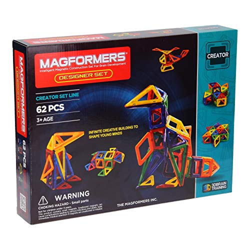 MAGFORMERS DESIGNER SET, Modelli/Colori Assortiti, 1 Pezzo