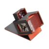 Mage Tech Scatola porta carte per MTG Commander, design brevettato, display Commander, come porta mazzo, adatta a 100 carte a doppia manica, include mattoncini e vassoio per dadi da 35 punti - immagine 8