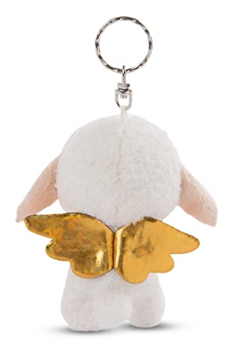NICI- Glubschis Portachiavi Angelo Custode da 9 cm Pecora Glowy Nalla, Tinta Unita, Colore Bianco, 47834 - immagine 3