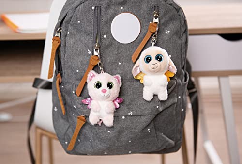 NICI- Glubschis Portachiavi Angelo Custode da 9 cm Pecora Glowy Nalla, Tinta Unita, Colore Bianco, 47834 - immagine 5