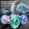 OBEST Macchina Telecomandata Anfibio,2.4Ghz Dual Sided 360° Rotante RC Acrobatico Auto,Anfibio Impermeabile 4WD Telecomando Auto con Luci,Regalo di Natale per Ragazzi e Ragazze - immagine 7