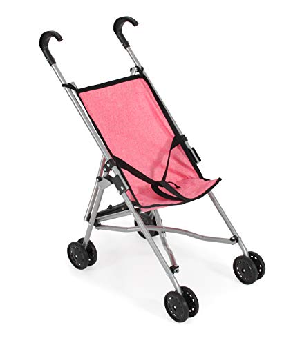 Passeggino per bambole, motivo: Funny, colore: rosa melange