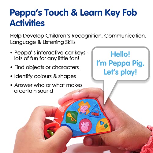Peppa Pig PP11 Peppa Toy for Kids-Interactive Learning & Child Development, Colours & Number Recognition, Counting and Listening-Includes 10 Fun Coins, 3+ Years, Single, Multi - immagine 4