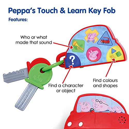 Peppa Pig PP11 Peppa Toy for Kids-Interactive Learning & Child Development, Colours & Number Recognition, Counting and Listening-Includes 10 Fun Coins, 3+ Years, Single, Multi - immagine 5