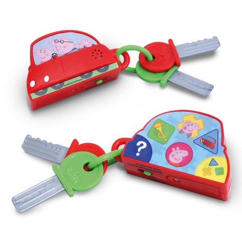 Peppa Pig PP11 Peppa Toy for Kids-Interactive Learning & Child Development, Colours & Number Recognition, Counting and Listening-Includes 10 Fun Coins, 3+ Years, Single, Multi