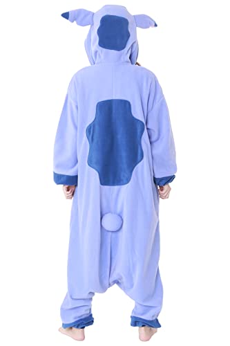 Samourai Market Tuta intera da Stitch Kigurumi | Lilo & Stitch | SAZAC Kigurumi | Halloween e Carnevale | per bambini e adulti, taglia unica (155 – 180+ cm) - immagine 10
