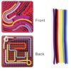 Sensory Activity Board, Giochi Antistress Silicone Fidget Toys, Giocattolo Sensoriali per Autismo e ADHD, Regalo Compleanno Anti Ansia Gadget per Bambini e Adulti - immagine 5