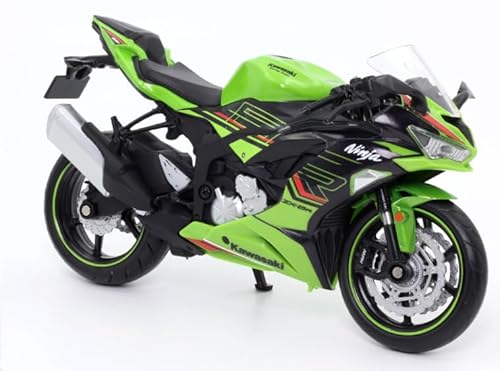 TURBO CHALLENGE - Moto Kawasaki Ninja - Die Cast - 029934-1/12 - Veicolo Ruote Libere - Verde - Metallo - Giocattolo Bambino - Auto - Regalo - Compleanno - Miniatura - A partire da 3 anni