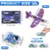 ZDNT 30 pezzi Macchinine Per Bambini,10 pezzi in polistirolo aereo per bambini, piccoli regali per gli ospiti, set di auto giocattolo Give Away Pinata, riempimento per bambini - immagine 3