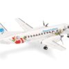 herpa modello aereo Finnaviation Saab 340 "Santa, miniatura in scala 1:200, pezzo da collezione, senza supporto, metallo - immagine 3