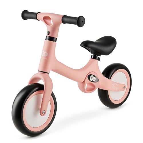 kk Kinderkraft TOVE Bicicletta bambini da 1,5 anni, Bici senza pedali, Design sportivo, Regolazione della sella, Bloccasterzo, Montaggio facile, Struttura leggera - 2 kg, Rosa