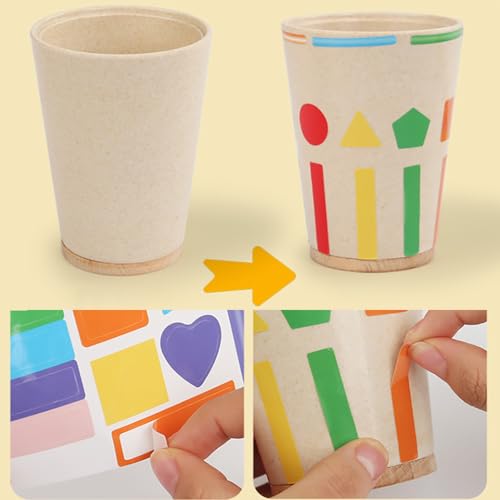 Afufu Legno Colore Forma Ordinamento Giocattoli 12 a 36 Mesi Bambini, Montessori Educativo Apprendimento Gioco Sensoriale, Giochi in Legno Regali per Bambina Bambino - immagine 5