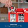 BCW Collectible Card bin – Holds 3200 Cards – Large Card Storage Box for Loose Trading Cards, Pokemon, MTG and Sports Card Storage Boxes, Includes 4 Card Bin Partitions, Sorting Card Box - immagine 5