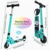 BELEEV V2 Monopattino Bambino 3-12 anni, LED Ruote Illuminate & Stem & Deck, Pieghevole Monopattino 2 Ruote per Bambina Ragazza Ragazzo, 3 Altezza Regolabile, Ponte Antiscivolo, Carico Massimo 50Kg - immagine 8