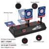 Bersaglio Elettrico, Auto-Reset Intelligente Effetto Luce Suono Punteggio Target, Bersaglio di Tiro per Pistole Nerf Serie N-Strike Elite/Mega/Rival, Giocattolo Regalo per Bambini 6 7 8 9 10 anni - immagine 5