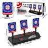 Bersaglio Elettrico, Auto-Reset Intelligente Effetto Luce Suono Punteggio Target, Bersaglio di Tiro per Pistole Nerf Serie N-Strike Elite/Mega/Rival, Giocattolo Regalo per Bambini 6 7 8 9 10 anni - immagine 7