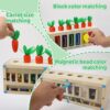 Giochi Montessori - Giocattoli in legno, gioco magnetico 3 in 1 per bambini, regalo per ragazze e ragazzi, regalo di gioco per bambini 2-5 anni, riconoscimento dei numeri, riconoscimento dei colori - immagine 5