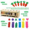 Giochi Montessori - Giocattoli in legno, gioco magnetico 3 in 1 per bambini, regalo per ragazze e ragazzi, regalo di gioco per bambini 2-5 anni, riconoscimento dei numeri, riconoscimento dei colori - immagine 6