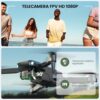 Holy Stone HS290 Drone pieghevole con telecamera FPV HD 1080P, quadricottero RC con flusso ottico, controllo tramite app, 3 velocità, 2 batterie modulari, regalo giocattolo cristiano per bambini, C0 - immagine 3