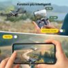 Holy Stone HS290 Drone pieghevole con telecamera FPV HD 1080P, quadricottero RC con flusso ottico, controllo tramite app, 3 velocità, 2 batterie modulari, regalo giocattolo cristiano per bambini, C0 - immagine 6