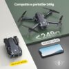 Holy Stone HS290 Drone pieghevole con telecamera FPV HD 1080P, quadricottero RC con flusso ottico, controllo tramite app, 3 velocità, 2 batterie modulari, regalo giocattolo cristiano per bambini, C0 - immagine 8