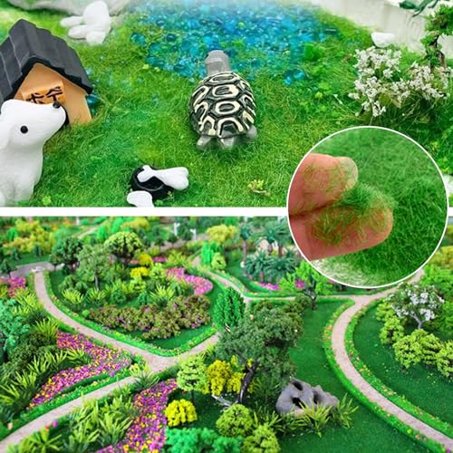 Mini Floccaggio Erba Statica, Mini Applicatore In 4 Colori Per Floccatrice 8 Erba Statica 2 Applicatore ABS Netcover Con Impugnatura Antiscivolo Per Modellazione Scenica Modellazione Tavoli Con Sabbia - immagine 3