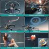 OBEST Drone con telecamera e schermo di controllo RC Grip, Drone motore brushless con luci RGB, Quadcopter pieghevole a doppia fotocamera 1080P per adulti e bambini - immagine 9