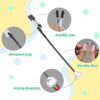 Siblaies Accessori per modellismo, base di colore, 1 battuta. Clip a coccodrillo resistenti e stabili. Ideale per modellazione, strumenti aerografo e saldatura a mano. - immagine 4
