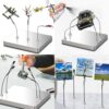 Siblaies Accessori per modellismo, base di colore, 1 battuta. Clip a coccodrillo resistenti e stabili. Ideale per modellazione, strumenti aerografo e saldatura a mano. - immagine 7