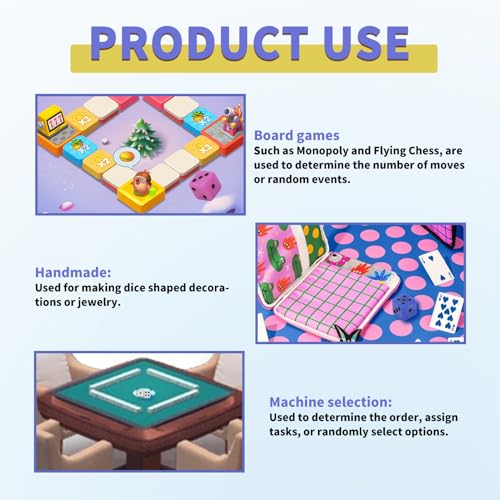 100 mini dadi quadrati assortiti da dimensioni standard 5mm - Dadi Multicolori per Giochi da Tavolo, Attività a Tema Casinò, Lezioni di Matematica e Feste ﻿ - immagine 5