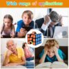 12 Pezzi 3 x 3 x 3 Cm Mini Cubo Magico Speedcube Puzzle 3D Speed Cube Cube Lisci Stickerless Mini Speed Cube Set Per Bambini Adulti Per Regalo Di Compleanno, Gioco Di Viaggio, Riempimento Regalo - immagine 8