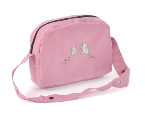 2000-Wickeltasche für Puppen, Puppenwickeltasche Bayer Chic 2000-Borsa fasciatoio, Accessori, Borsa per Bambole, Colore Orsetto Rosa, 853 36