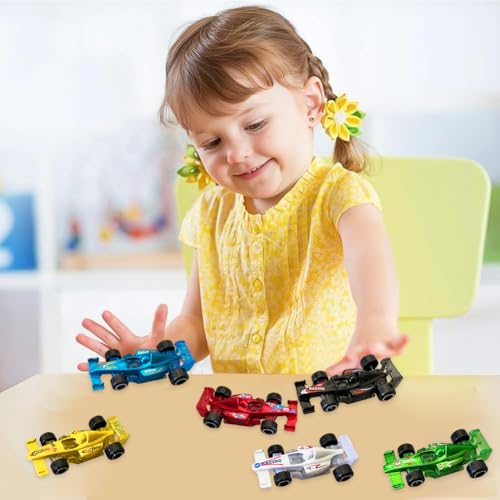 Auto sportiva in lega da corsa, Mini Giocattolo per corse A Tema,6PCS Auto di simulazione di auto da corsa in avanti piccola automobile di simulazione di auto da corsa,Modello corse per Ragazzi e Raga - immagine 9