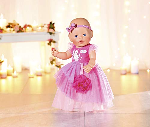 BABY Born 827178 Boutique Deluxe - Abito da Ballo, 43 cm, Multicolore - immagine 3