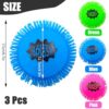 BAISHUWU Frisbee ad Acqua, 3 Pezzi 17cm Frisby ad Acqua in Schiuma e Silicone, Set Frisbee Splash, Gioco d'Acqua con Disco da Lancio, Frisbee Acquatico, Extra Morbido, in Colori Vivaci, per L'Estate - immagine 3