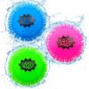 BAISHUWU Frisbee ad Acqua, 3 Pezzi 17cm Frisby ad Acqua in Schiuma e Silicone, Set Frisbee Splash, Gioco d'Acqua con Disco da Lancio, Frisbee Acquatico, Extra Morbido, in Colori Vivaci, per L'Estate