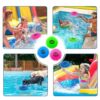 BAISHUWU Frisbee ad Acqua, 3 Pezzi 17cm Frisby ad Acqua in Schiuma e Silicone, Set Frisbee Splash, Gioco d'Acqua con Disco da Lancio, Frisbee Acquatico, Extra Morbido, in Colori Vivaci, per L'Estate - immagine 7