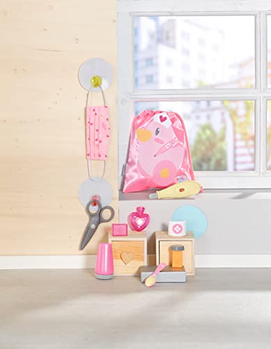 Baby born Kit Pronto Soccorso 834091 - Accessori per bambole Baby born - Include 9 accessori medici per bambole e custodia con coulisse - Adatto per bambini dai 3 anni in su - immagine 3