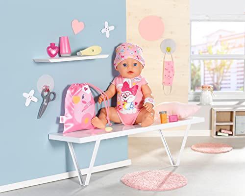 Baby born Kit Pronto Soccorso 834091 - Accessori per bambole Baby born - Include 9 accessori medici per bambole e custodia con coulisse - Adatto per bambini dai 3 anni in su - immagine 14