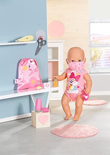 Baby born Kit Pronto Soccorso 834091 - Accessori per bambole Baby born - Include 9 accessori medici per bambole e custodia con coulisse - Adatto per bambini dai 3 anni in su - immagine 6