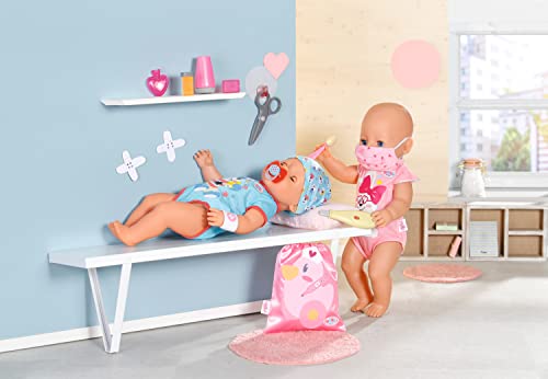 Baby born Kit Pronto Soccorso 834091 - Accessori per bambole Baby born - Include 9 accessori medici per bambole e custodia con coulisse - Adatto per bambini dai 3 anni in su - immagine 8