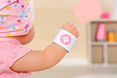 Baby born Kit Pronto Soccorso 834091 - Accessori per bambole Baby born - Include 9 accessori medici per bambole e custodia con coulisse - Adatto per bambini dai 3 anni in su - immagine 12